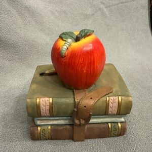 Vintage Berkeley Design Ceramic Apple Music Box